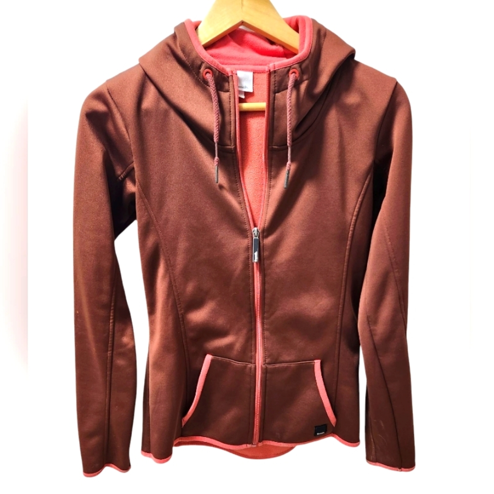 Bench Terracotta and Pink Zip-Up Hoodie